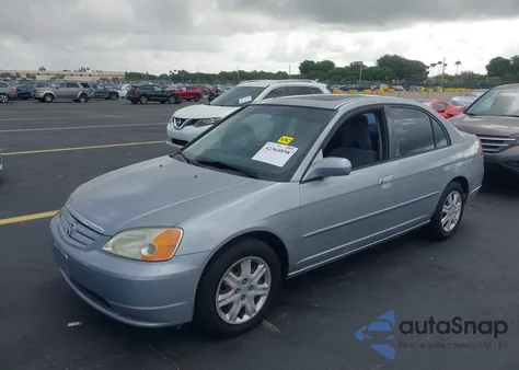 2003 Honda Civic Ex from USA, damaged, VIN 2HGES26743H549251